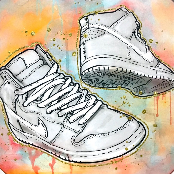 Design District Accents Nike Air Jordan Canvas Design District